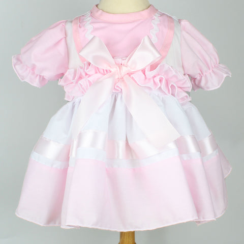 baby girls pink fairy tale dress