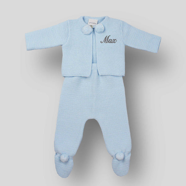 personalised new baby outfit