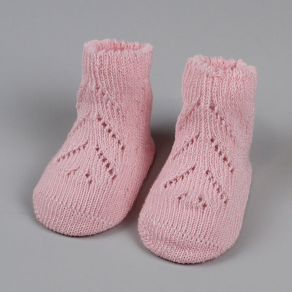 Newborn Spanish Socks - Pink in Gift Box