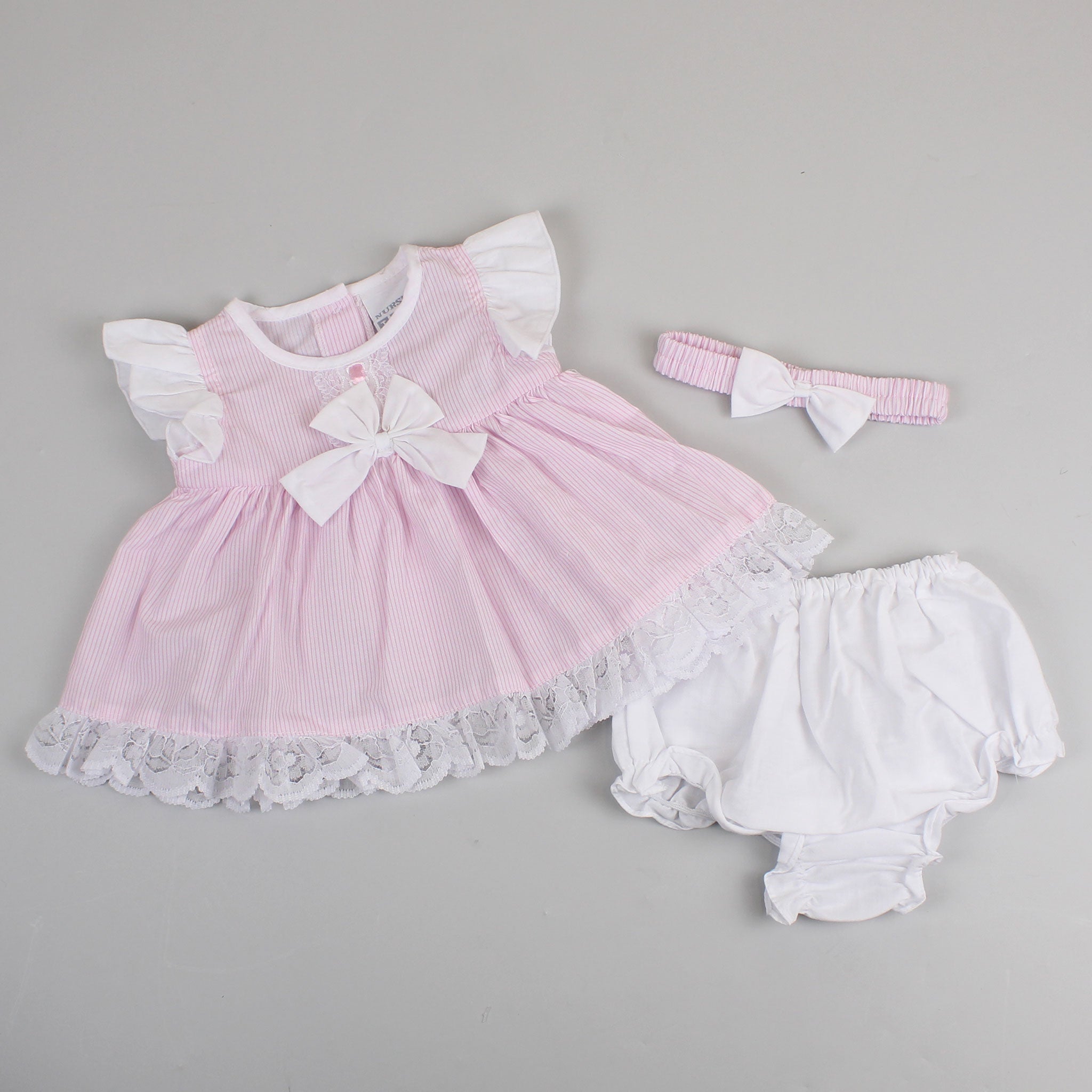 baby girl pink summer sun dress outfit