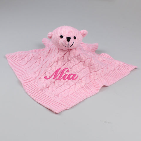 pink personalised comforter