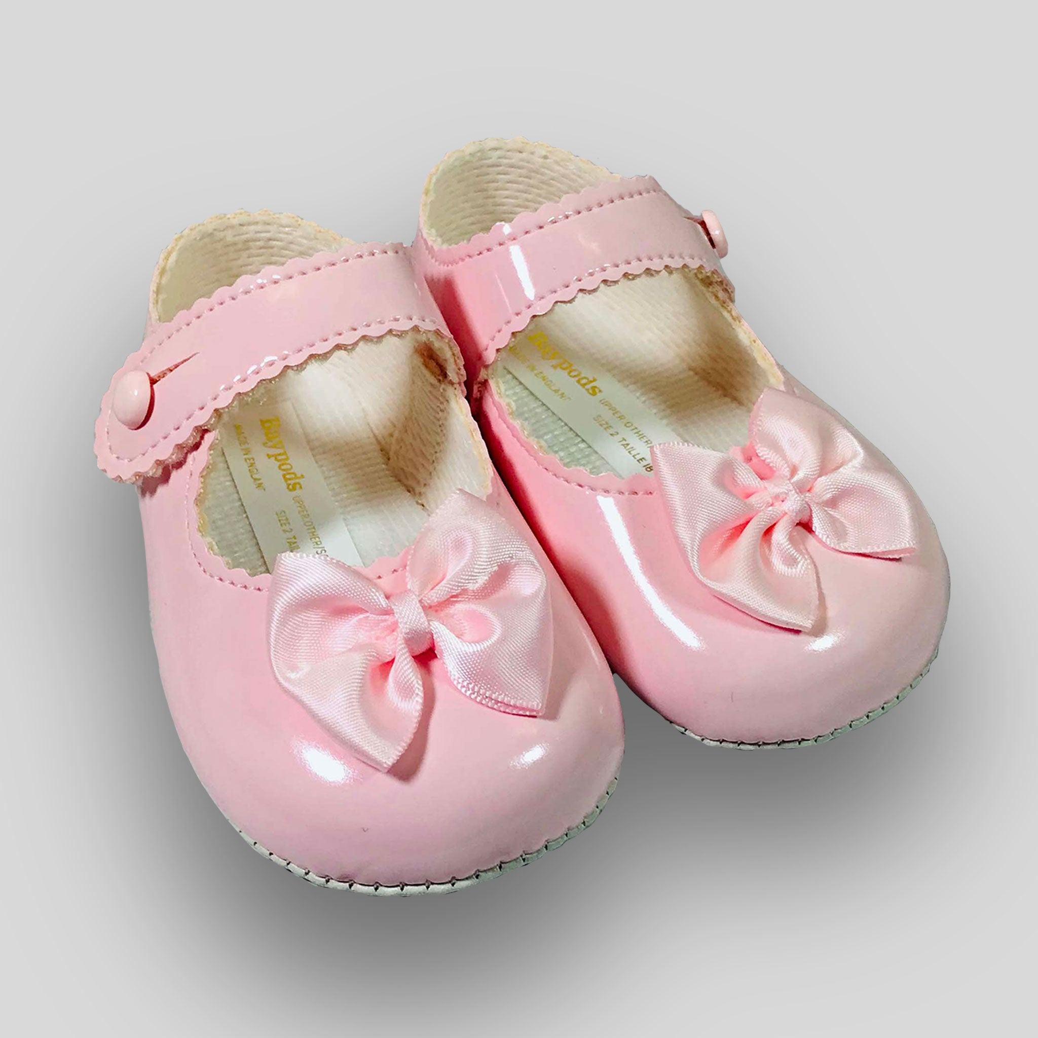 baby girls soft sole pink shoes