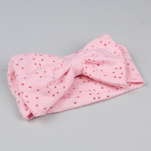 Baby headband with Large Bow  - Pink