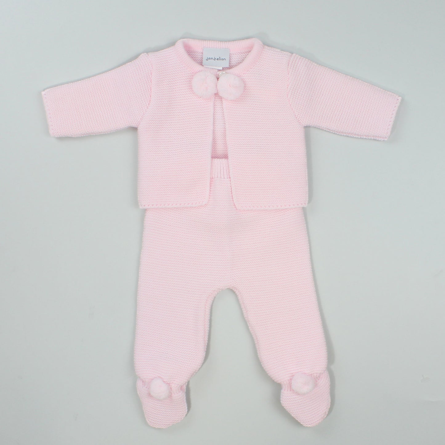 baby girls knitted pom dandelion outfit newborn knitted outfit