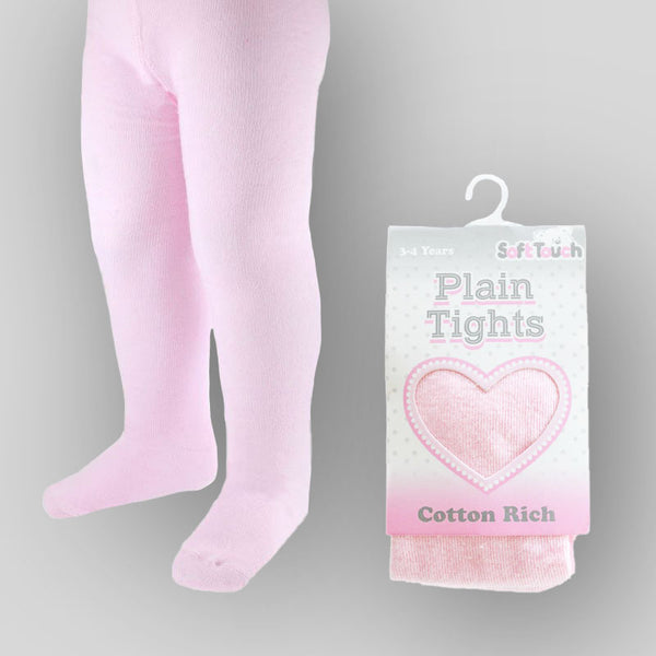 Baby Girls Pink Cotton Rich Tights - Perfect fit for Newborn to 24 Months –  Lullaby Lane Baby Shop