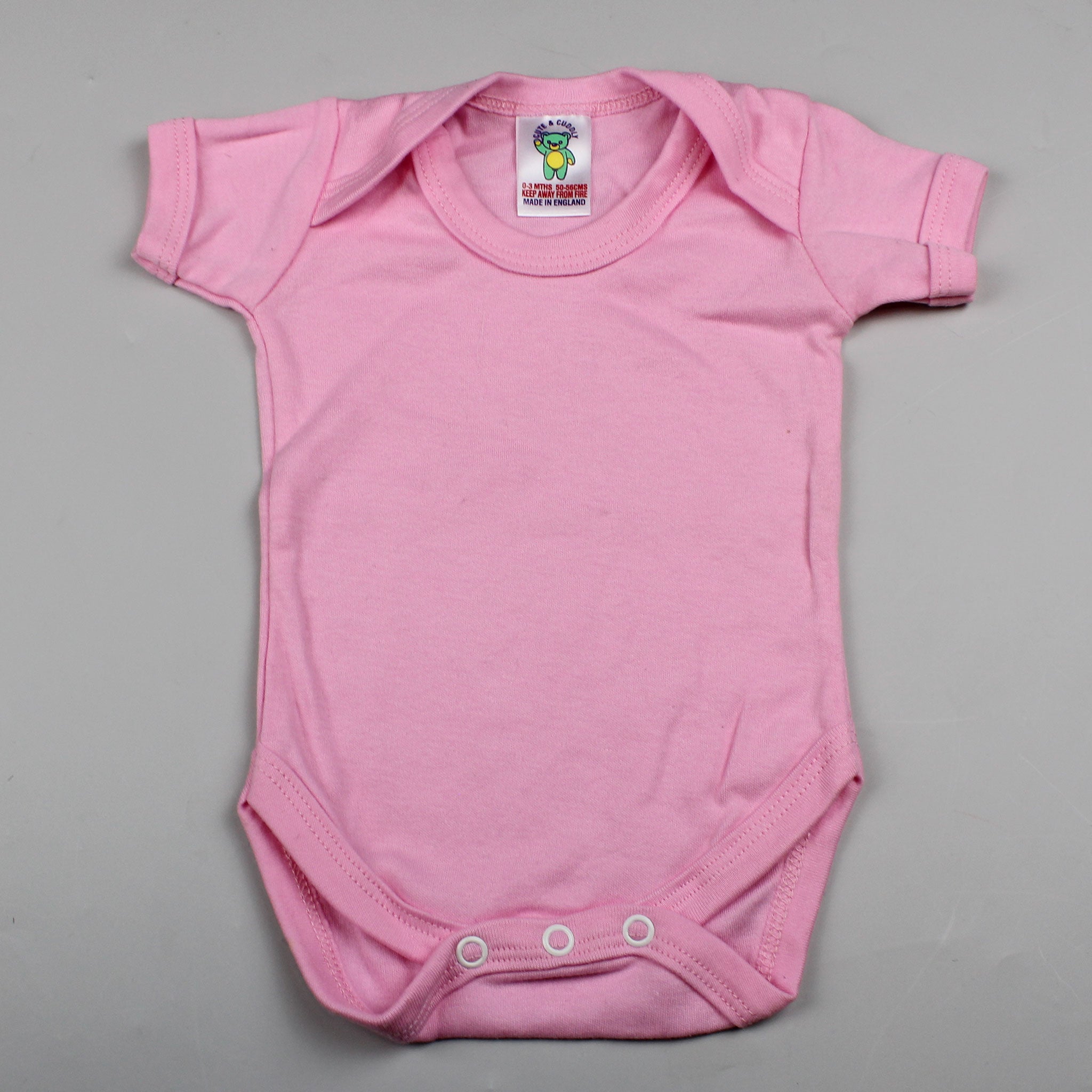 Baby Girls Pink Cotton Vest