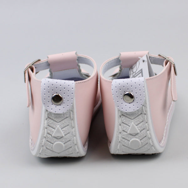 pex baby girls leather hard soul shoes