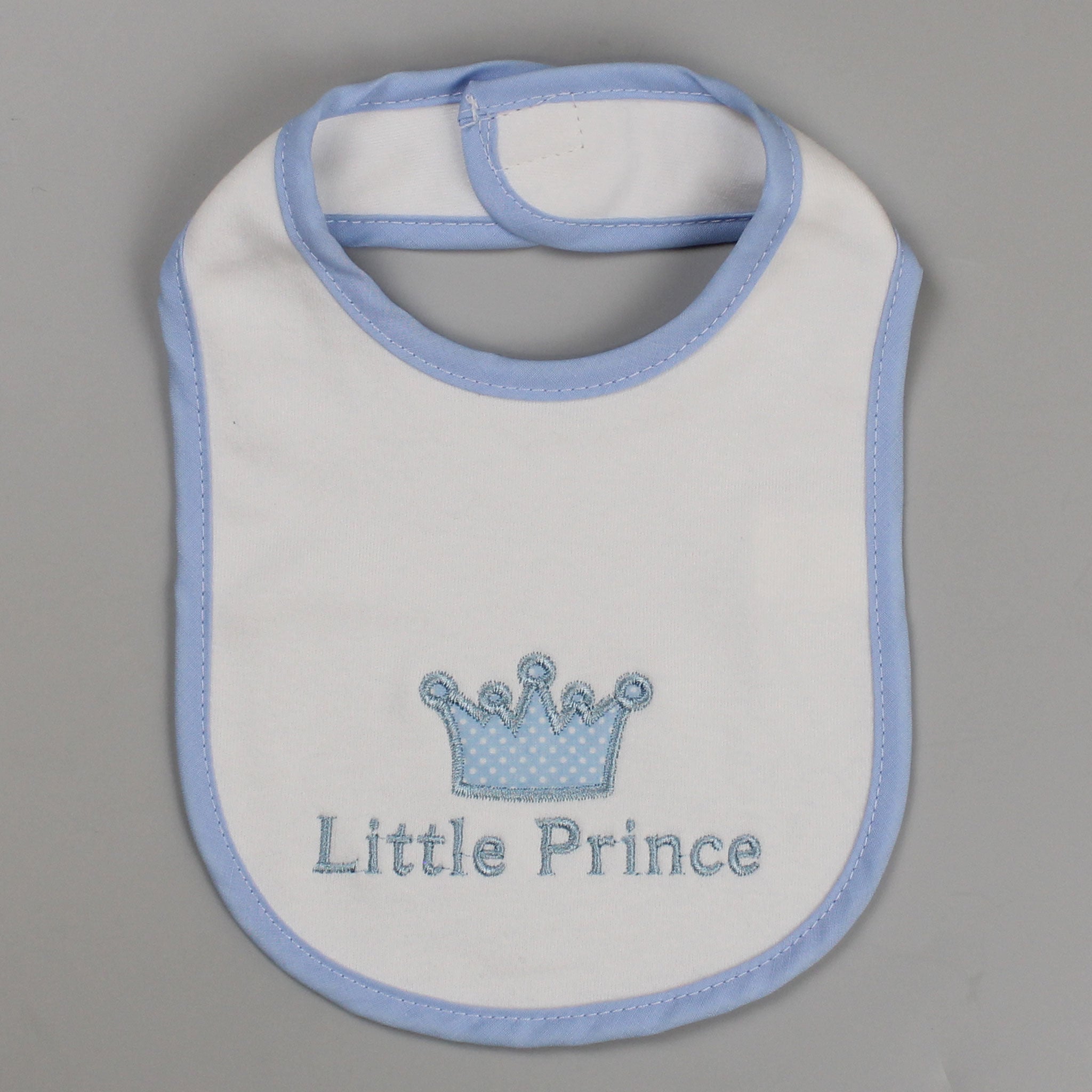 baby bib for boy little prince