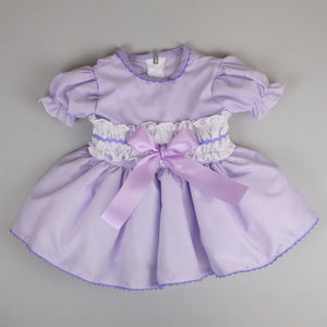 baby girl spring summer outfit dress lilac