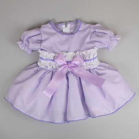 baby girl spring summer outfit dress lilac