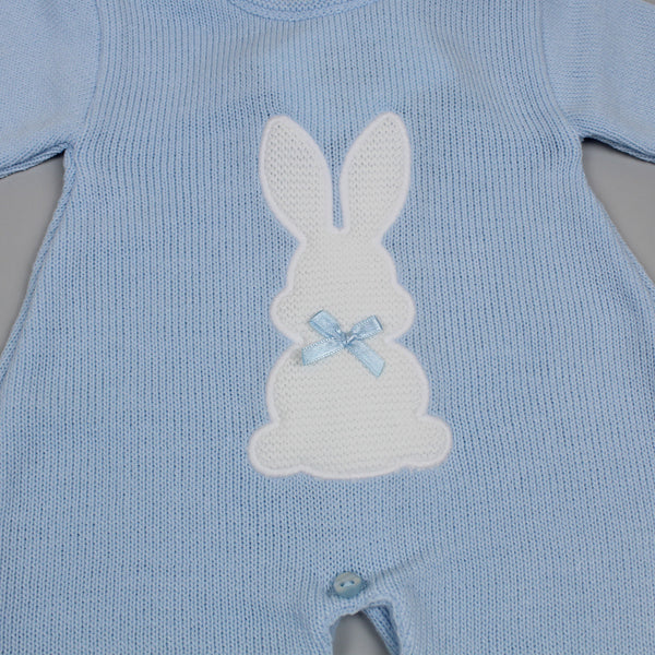 Baby All In One with Bunny - Knitted Outfit