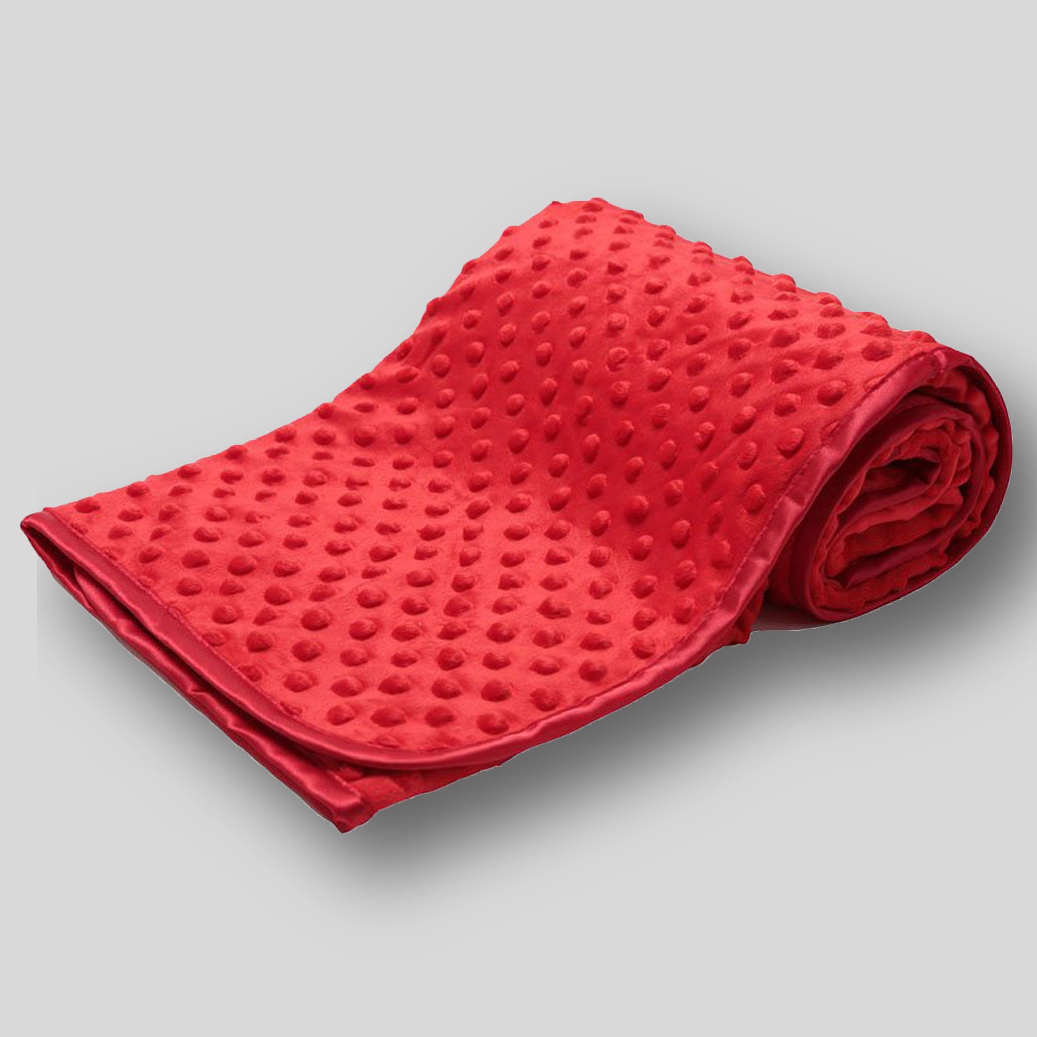 red bubble blanket