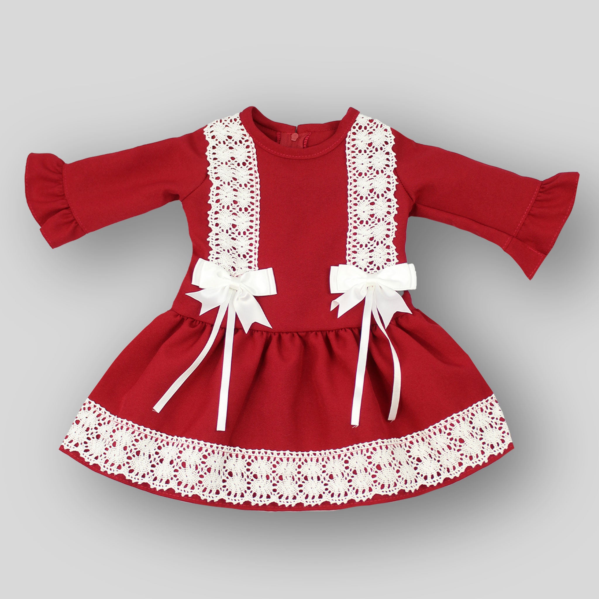 baby girl christmas dress red