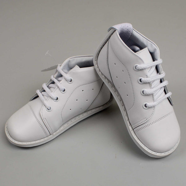 Pex baby boys leather white shoes