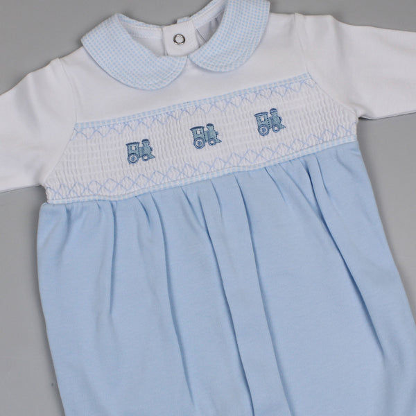 baby boys velour blue outfit