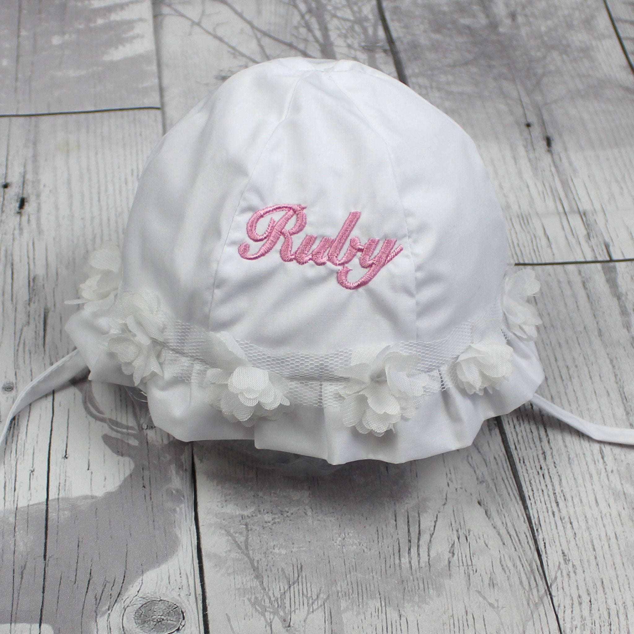 baby girls summer bucket hat custom