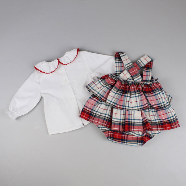 baby girls two piece christmas outfit