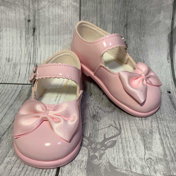 baby girls hard sole walker shoes