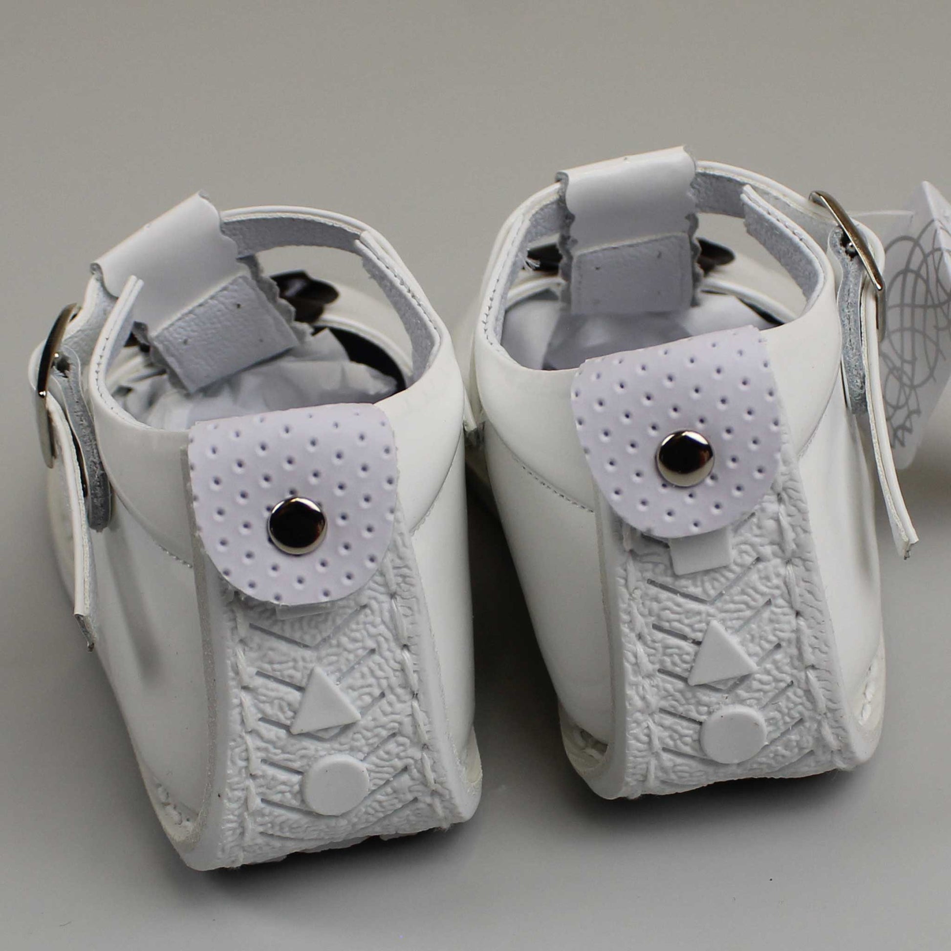 baby girls white and navy baby girl shoes