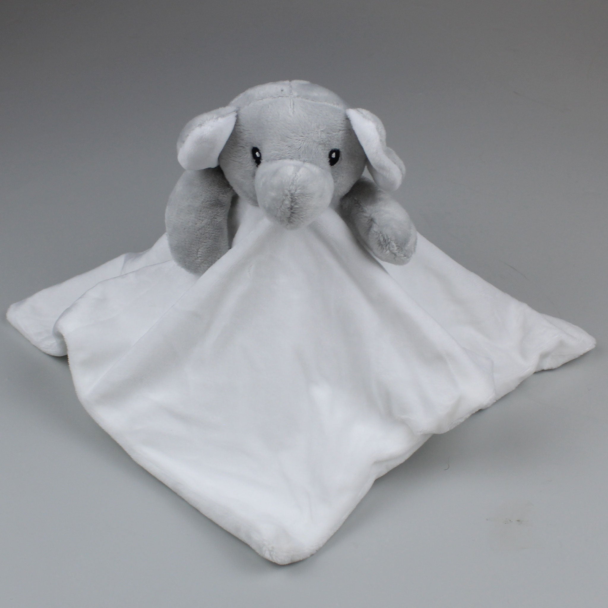 baby comforter elephant grey